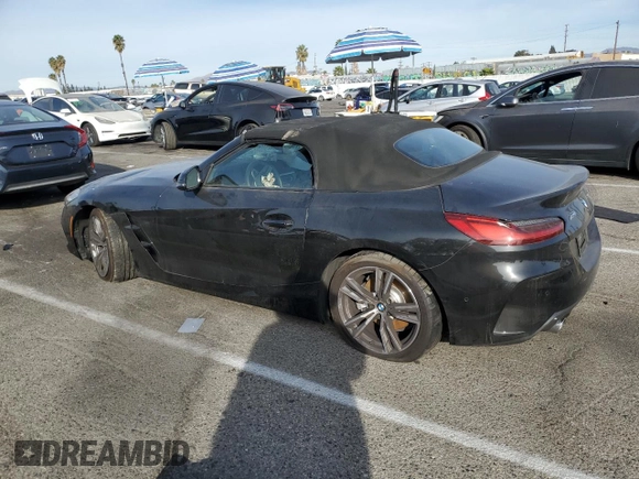 2025 BMW Z4 sDrive30i with VIN WBAHF3C05SWY41906, listed as a Copart auction lot 81129744 with 0 mi miles and Clean Title. Bid and sale history available at carsss.com. Image 2.