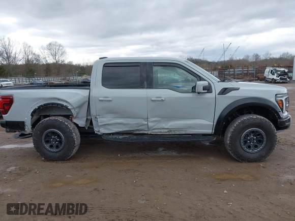 2024 Ford F-150 Raptor with VIN 1FTFW1RG1RFB44939, listed as a IAAI auction lot 41579404 with 3,597 mi miles and . Bid and sale history available at DreamBid. Image 13.