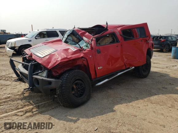 2007 Hummer H3 SUV with VIN 5GTDN13E378231415, listed as a Copart auction lot 64661734 with 0 mi miles and Non Repairable. Bid and sale history available at carsss.com. Image 1.