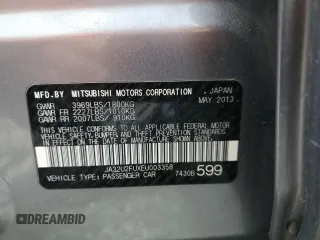 2014 Mitsubishi Lancer ES with VIN JA32U2FUXEU003358, listed as a Copart auction lot 55555935 with 185,151 mi miles and Salvage title. Bid and sale history available at DreamBid. Image 12.