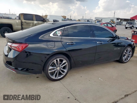 2022 Chevrolet Malibu Premier with VIN 1G1ZE5SX7NF158459, listed as a Copart auction lot 50392485 with 47,301 mi miles and Salvage Title. Bid and sale history available at DreamBid. Image 3.
