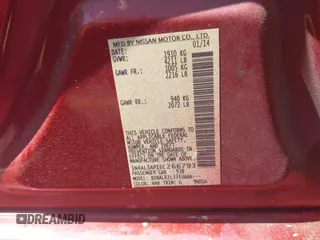 2014 Nissan Altima S with VIN 1N4AL3AP1EC266793, listed as a IAAI auction lot 41896314 with 265,087 mi miles and . Bid and sale history available at carsss.com. Image 9.