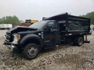 2021 Ford F-550 XL with VIN 1FDUF5HT5MEC13610, listed as a Copart auction lot 59234043 with 8,064 mi miles. Bid and sale history available at carsss.com. Image 1.