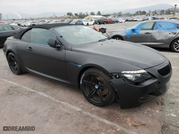 2009 BMW 6 Series M6 with VIN WBSEK935X9CY80091, listed as a Copart auction lot 43348935 with 128,438 mi miles and Clean Title. Bid and sale history available at carsss.com. Image 4.