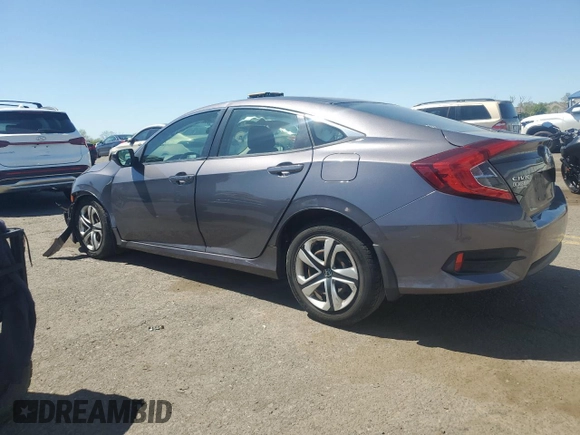 2018 Honda Civic LX with VIN 2HGFC2F56JH562175, listed as a Copart auction lot 54847145 with 87,228 mi miles and Salvage Title. Bid and sale history available at DreamBid. Image 2.