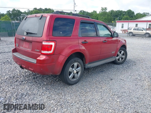 2008 Ford Escape XLT with VIN 1FMCU93188KD07261, listed as a IAAI auction lot 42633109 with 250,178 mi miles and . Bid and sale history available at DreamBid. Image 4.