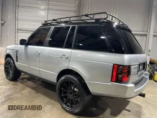 2011 Land Rover Range Rover HSE Lux with VIN SALMF1D42BA355759, listed as a Copart auction lot 52832745 with 77,618 mi miles and Salvage Title. Bid and sale history available at DreamBid. Image 3.