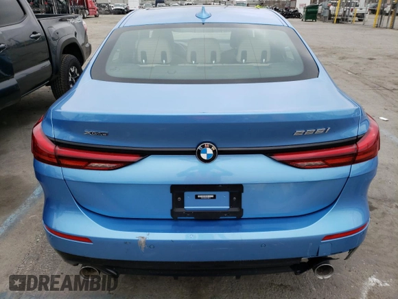 2021 BMW 2 Series 228i xDrive with VIN WBA73AK05M7H20772, listed as a Copart auction lot 68587053 with 12,865 mi miles. Bid and sale history available at carsss.com. Image 6.