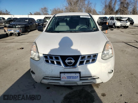 2012 Nissan Rogue S with VIN JN8AS5MT4CW302056, listed as a Copart auction lot 43032895 with 125,281 mi miles and Salvage Title. Bid and sale history available at carsss.com. Image 5.