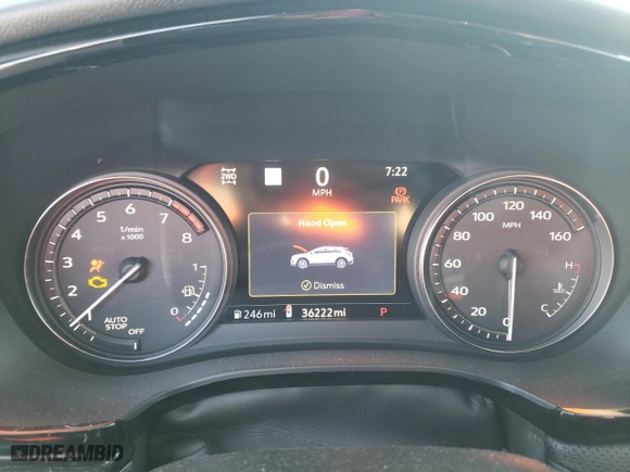 2021 Cadillac XT5 AWD Premium Luxury with VIN 1GYKNDRS6MZ131936, listed as a Copart auction lot 80092114 with 36,222 mi miles and Salvage Title. Bid and sale history available at carsss.com. Image 9.