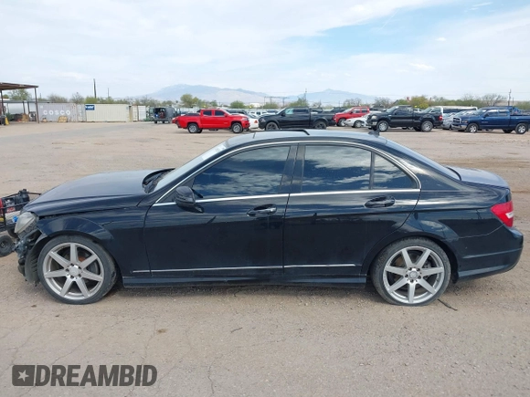 2012 Mercedes-Benz C-Class C 300 Sport with VIN WDDGF8BB7CA718546, listed as a IAAI auction lot 41901351 with 218,830 mi miles. Bid and sale history available at carsss.com. Image 14.