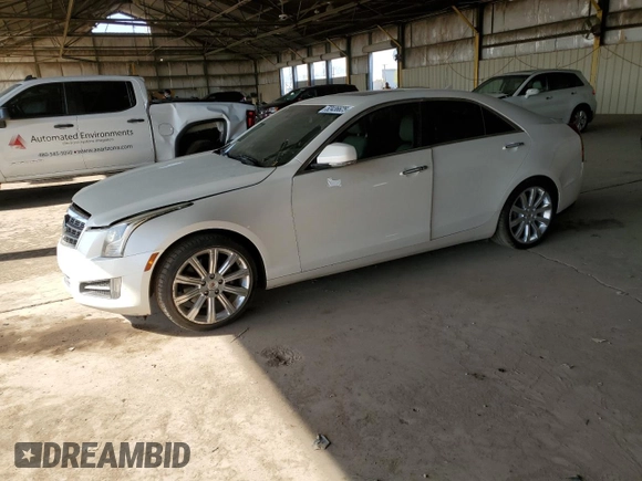 2013 Cadillac ATS Premium with VIN 1G6AF5SX6D0158992, listed as a Copart auction lot 52436625 with 120,898 mi miles and Clean Title. Bid and sale history available at carsss.com. Image 1.