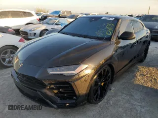 2019 Lamborghini Urus z VIN ZPBCA1ZL0KLA04363, wystawiony jako Copart lot #75078674 z przebiegiem Nie podano mil oraz Szkody całkowita. Historia ofert i sprzedaży dostępna na DreamBid. Obrazek 1.