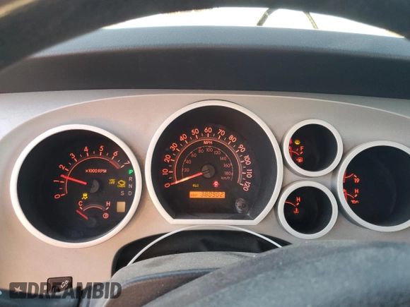 2009 Toyota Tundra 4WD Truck with VIN 5TFBW54189X091241, listed as a Copart auction lot 80255974 with 380,902 mi miles and Salvage Title. Bid and sale history available at carsss.com. Image 9.