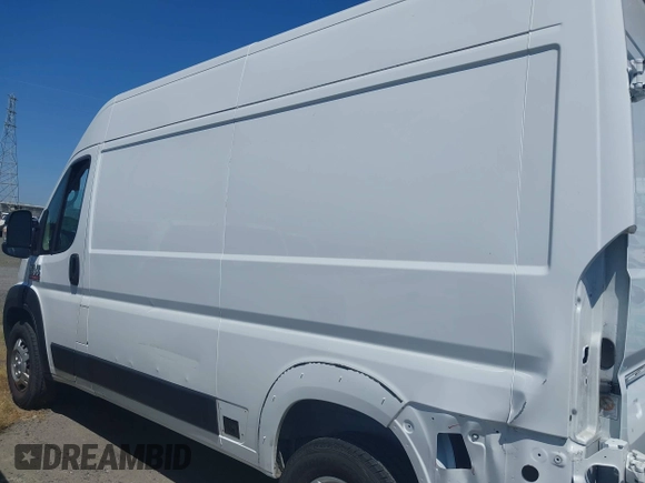 2021 Ram ProMaster Cargo with VIN 3C6LRVBG5ME567156, listed as a IAAI auction lot 42158140 with 43,436 mi miles. Bid and sale history available at carsss.com. Image 13.