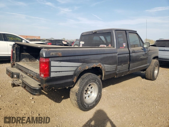 1988 Ford Ranger with VIN 1FTCR15T7JPA44324, listed as a Copart auction lot 71893864 with 288,650 mi miles and Salvage Title. Bid and sale history available at carsss.com. Image 3.