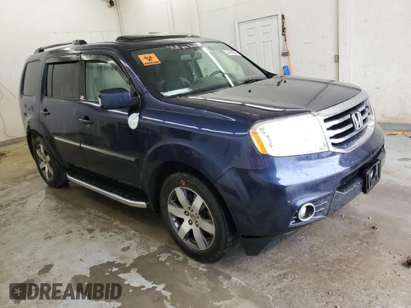 2015 Honda Pilot Touring with VIN 5FNYF3H9XFB015329, listed as a Copart auction lot 49353145 with 70,084 mi miles and Clean Title. Bid and sale history available at carsss.com. Image 4.