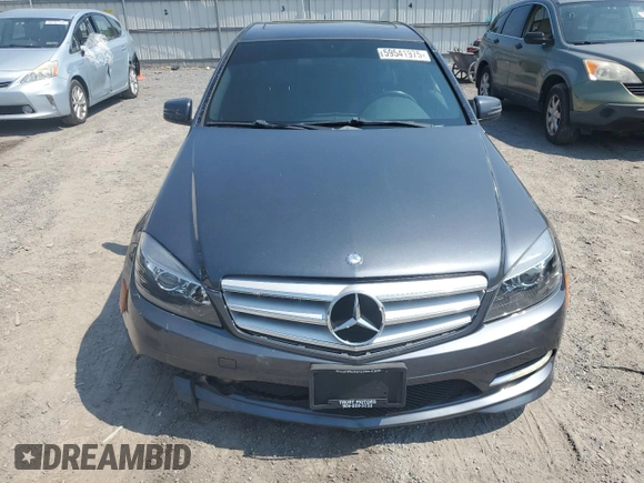 2011 Mercedes-Benz C 300 Sport z VIN WDDGF8BB2BR167037, wystawiony jako Copart lot #59541975 z przebiegiem 184 858 mil mil oraz Szkoda całkowita • Salvage title. Historia ofert i sprzedaży dostępna na DreamBid. Obrazek 5.