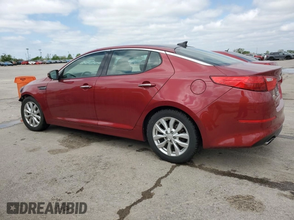 2014 Kia Optima EX z VIN 5XXGN4A73EG265049, wystawiony jako Copart lot #53944645 z przebiegiem 89 041 mil mil oraz Szkoda całkowita • Salvage title. Historia ofert i sprzedaży dostępna na DreamBid. Obrazek 2.