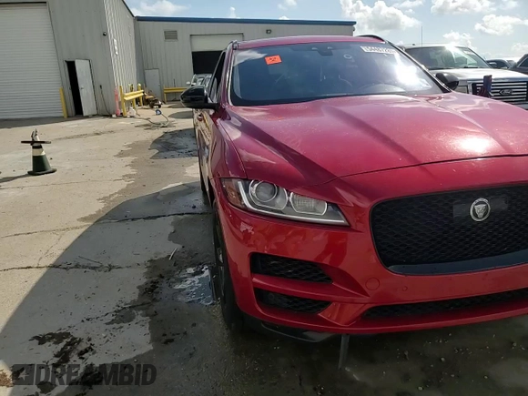 2019 Jaguar F-Pace 25t Premium with VIN SADCJ2FX0KA397415, listed as a Copart auction lot 54487285 with 92,586 mi miles and Non repairable. Bid and sale history available at DreamBid. Image 15.
