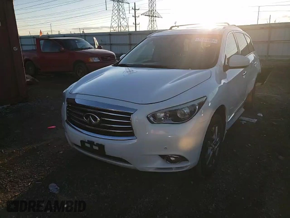 2013 Infiniti JX35 with VIN 5N1AL0MM7DC338486, listed as a Copart auction lot 72959864 with 118,815 mi miles and Salvage Title. Bid and sale history available at carsss.com. Image 10.