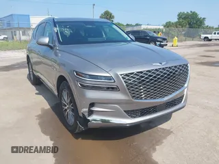 2024 Genesis GV80 z VIN KMUHBDSB8RU177899, wystawiony jako IAAI lot #42223733 z przebiegiem 34 205 mil mil oraz . Historia ofert i sprzedaży dostępna na DreamBid. Obrazek 1.