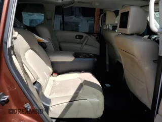2018 Nissan Armada Platinum with VIN JN8AY2NE9J9734988, listed as a Copart auction lot 51811715 with 113,748 mi miles and Salvage Title. Bid and sale history available at carsss.com. Image 10.