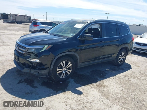 2016 Honda Pilot EX-L with VIN 5FNYF6H58GB018830, listed as a IAAI auction lot 41814636 with 147,242 mi miles. Bid and sale history available at carsss.com. Image 6.