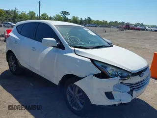 2015 Hyundai Tucson GLS with VIN KM8JT3AF9FU013178, listed as a IAAI auction lot 41846200 with 143,711 mi miles and . Bid and sale history available at DreamBid. Image 1.