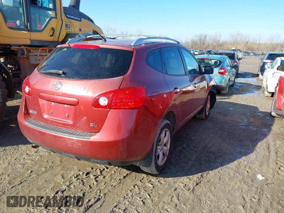 2010 Nissan Rogue S with VIN JN8AS5MT1AW010815, listed as a IAAI auction lot 41724480 with 188,343 mi miles and . Bid and sale history available at carsss.com. Image 4.