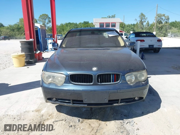 2002 BMW 7 Series 745i with VIN WBAGL63462DP50504, listed as a IAAI auction lot 41698849 with 128,939 mi miles and . Bid and sale history available at DreamBid. Image 6.