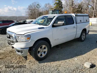 2020 Ram 1500 Big Horn z VIN 1C6SRFBTXLN172933, wystawiony jako Copart lot #85579344 z przebiegiem 97 167 mil mil oraz Szkoda całkowita • Salvage title. Historia ofert i sprzedaży dostępna na DreamBid. Obrazek 1.