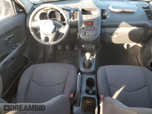 2012 Kia Soul with VIN KNDJT2A57C7377289, listed as a Copart auction lot 43371225 with 162,468 mi miles and Salvage Title. Bid and sale history available at carsss.com. Image 8.