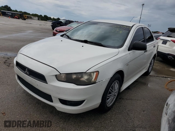 2010 Mitsubishi Lancer DE with VIN JA32U1FU2AU027030, listed as a Copart auction lot 73602924 with 184,968 mi miles and Non Repairable. Bid and sale history available at carsss.com. Image 1.