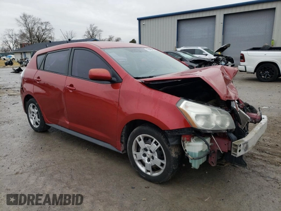 2009 Pontiac Vibe w/1SB with VIN 5Y2SP67049Z444536, listed as a Copart auction lot 44020383 with 0 mi miles and Non Repairable. Bid and sale history available at carsss.com. Image 4.