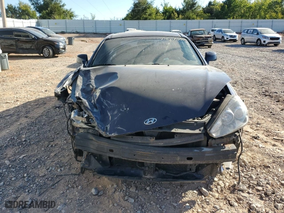2008 Hyundai Tiburon GT with VIN KMHHN66F68U279070, listed as a Copart auction lot 74675574 with 92,020 mi miles and Salvage Title. Bid and sale history available at carsss.com. Image 5.