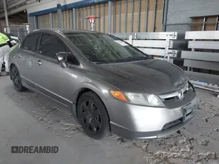 2008 Honda Civic LX with VIN 1HGFA16578L020709, listed as a IAAI auction lot 41622652 with 276,782 mi miles and . Bid and sale history available at DreamBid. Image 1.