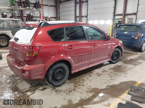 2007 Pontiac Vibe with VIN 5Y2SL65887Z439292, listed as a IAAI auction lot 41610824 with 102,379 mi miles. Bid and sale history available at carsss.com. Image 4.