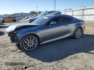 2019 Lexus RC with VIN JTHHA5BC7K5009819, listed as a Copart auction lot 48429055 with 52,286 mi miles and Salvage Title. Bid and sale history available at carsss.com. Image 1.