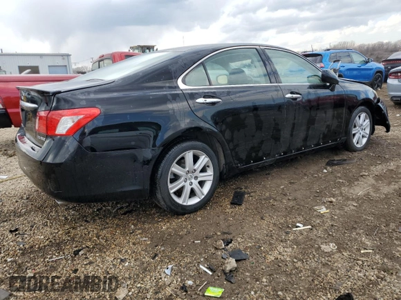 2007 Lexus ES 350 with VIN JTHBJ46G672125681, listed as a Copart auction lot 50536165 with Not Provided miles and Salvage Title. Bid and sale history available at carsss.com. Image 3.