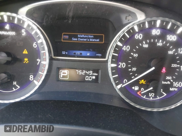 2020 Infiniti QX60 Luxe with VIN 5N1DL0MN5LC520126, listed as a IAAI auction lot 41698233 with 75,249 mi miles and . Bid and sale history available at DreamBid. Image 7.