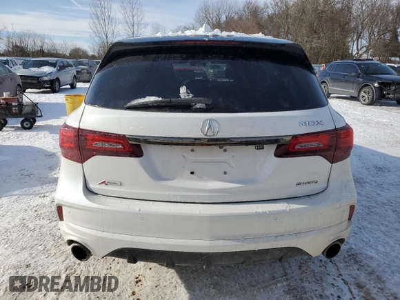 2020 Acura MDX Technology with VIN 5J8YD4H09LL800710, listed as a Copart auction lot 87171294 with 59,250 mi miles and Clean title. Bid and sale history available at DreamBid. Image 6.