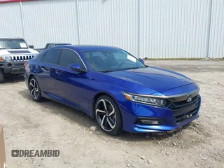 2020 Honda Accord Sport with VIN 1HGCV2F34LA002488, listed as a IAAI auction lot 42240177 with 117,290 mi miles and . Bid and sale history available at DreamBid. Image 1.