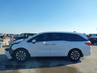 2023 Honda Odyssey EX-L with VIN 5FNRL6H66PB029475, listed as a IAAI auction lot 41128411 with 49,662 mi miles. Bid and sale history available at carsss.com. Image 15.