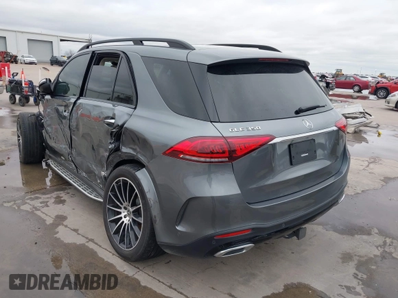 2021 Mercedes-Benz GLE 350 with VIN 4JGFB4JB5MA405326, listed as a IAAI auction lot 41570671 with 41,660 mi miles and . Bid and sale history available at DreamBid. Image 3.
