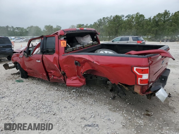 2020 Ford F-150 XL with VIN 1FTEX1CP3LKE59502, listed as a Copart auction lot 51449535 with 117,877 mi miles and Non repairable. Bid and sale history available at DreamBid. Image 2.