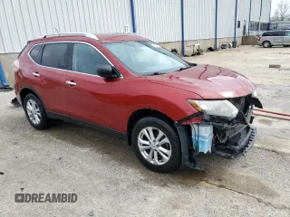 2016 Nissan Rogue SV with VIN KNMAT2MV3GP616273, listed as a Copart auction lot 49285625 with 98,905 mi miles and Salvage Title. Bid and sale history available at DreamBid. Image 4.