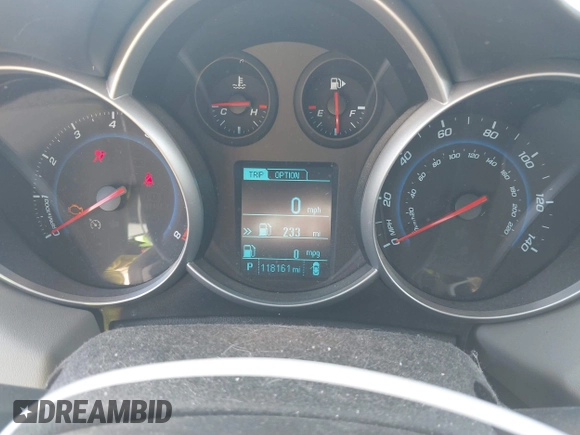 2014 Chevrolet Cruze 1LT with VIN 1G1PC5SB6E7161106, listed as a IAAI auction lot 41655726 with 118,161 mi miles and . Bid and sale history available at DreamBid. Image 7.