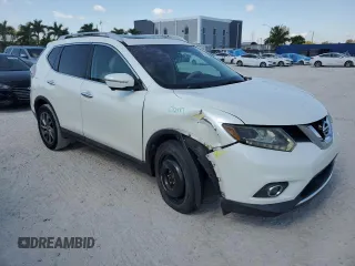 2015 Nissan Rogue SL z VIN 5N1AT2MV8FC824389, wystawiony jako Copart lot #58224165 z przebiegiem 96 545 mil mil oraz Szkoda całkowita • Salvage title. Historia ofert i sprzedaży dostępna na DreamBid. Obrazek 4.