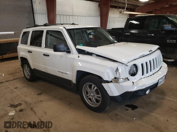 2014 Jeep Patriot Sport with VIN 1C4NJPBA0ED692052, listed as a Copart auction lot 61053555 with Not provided miles and Clean title. Bid and sale history available at DreamBid. Image 4.